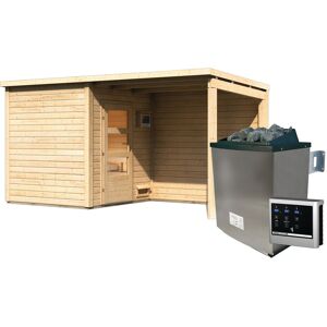 Tchibo Karibu Saunahaus-Set »Rahlau A« - naturfarben naturfarben Nonfood https://www.eduscho.at/products/198847188923/karibu-saunahaus-set-rahlau-a?article_id=138879931294 Image