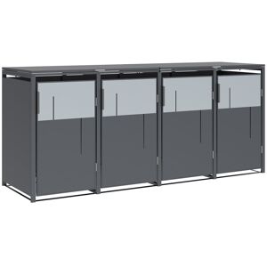 Tchibo - Mülltonnenbox - 265x80x116cm - anthrazit - Stahl / Edelstahl anthrazit Nonfood https://www.eduscho.at/products/103976127154/muelltonnenbox-grau?article_id=193705505826 Image