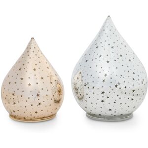 Tchibo - 2 LED-Leuchtobjekte - silber silber Nonfood https://www.eduscho.at/products/146651696805/2-led-leuchtobjekte-glas?article_id=110202870594 Image