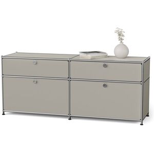 Tchibo - Sideboard Metall »Cn3« mit 2 Klappenfächern und 2 Schubladen - 152x40x64,5cm - hellgrau - Stahl / Aluminium / Kunststoff hellgrau Nonfood https://www.eduscho.at/products/164836214424/sideboard-metall-cn3-mit-2-klappenfaechern-und-2-schubladen?art Image
