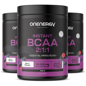 OnEnergy 3x BCAA 2:1:1 – Waldfrucht, zusammen 1500 g Image