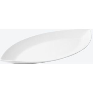 Hagen Grote Abtropf- und Servierplatte aus Porzellan: Ideal für Spargel, Gemüse, Fisch, Fleisch Image