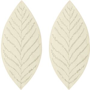 Hagen Grote Platzsets in Blattform aus veganem Leder – Groß Image