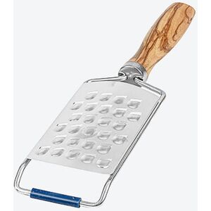 Hagen Grote Gemüsereibe: Ultrascharfe Laser-Cut-Spezialreiben mit edlen Olivenholz Griffen Image