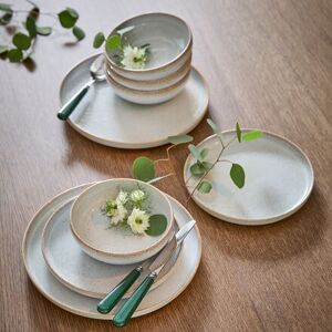 Hagen Grote 12-tlg. Steingut-Geschirr - moderne Optik Image