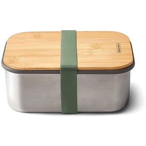 BLACK+BLUM Frischhaltedose - Lunchbox gross 19x13,5cm Olive/Edelstahl BLACK+BLUM Unisex olive EG Image