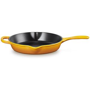 LE CREUSET Hohe Brat- und Servierpfanne aus Gusseisen 26cm/2l Nectar  gelb B Image