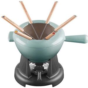 LE CREUSET Fondue Set MODE Sea Salz  hellgrau B Image