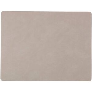 LIND DNA Leder-Platzset Nupo eckig 35x45cm hellgrau B Image