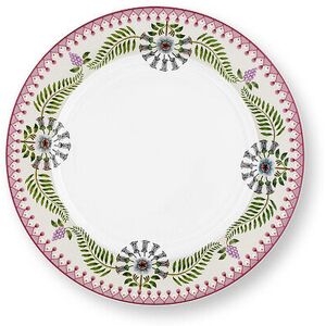 PIP STUDIO Frühstücksteller gross LILY & LOTUS 23cm Off White lila B Image