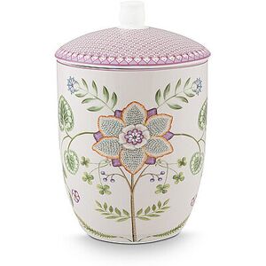 PIP STUDIO Dose mit Deckel LILY & LOTUS 1,5l Off White PIP STUDIO Unisex lila EG Image