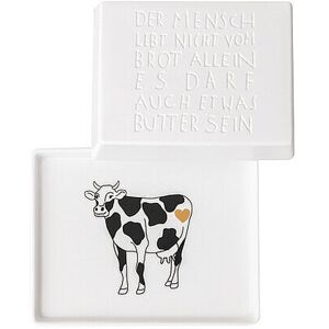 RAEDER Butterdose gross 250g Weiss weiss B Image