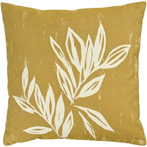 SANDER Kissenhülle 50x50cm BIG LEAVES Honey camel B Image