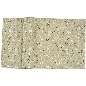 SANDER Weihnachts Tischläufer 50x140cm GINGER MAN Beige/Red beige B Image