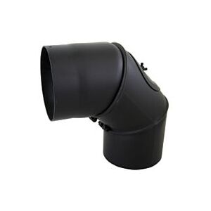 Bertrams Bogen 05SBV150 Ø 150 x 2 mm, drehbar, mit Tür, schwarz Image
