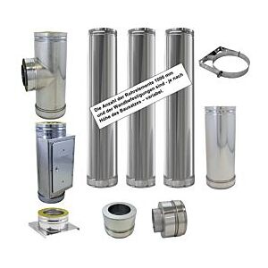 Bertrams Dw Fertig-Schornstein 22KP150 Ø 150, 4,7 m, Komplettpaket Image