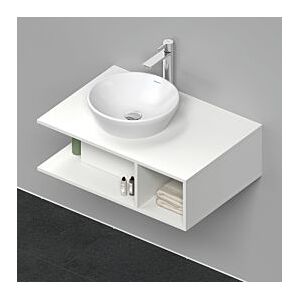 Duravit D-Neo Waschtisch-Unterschrank DE492801818 80 x 55 cm, Weiß Matt, wandhängend, 1 Fach, 1 Konsolenplatte Image