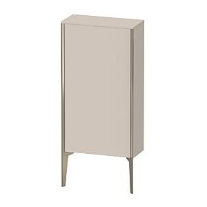 Duravit XViu Halbhochschrank XV1306LB191 50x24x89cm, champagner matt, Tür links, taupe matt Image