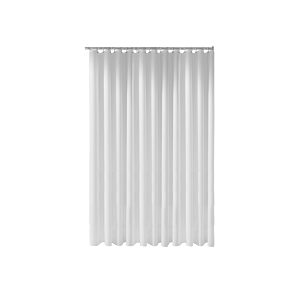 Keuco Duschvorhang Plan maxxi 14947000120 180 x 200 cm, 10 Ösen, weiss Image