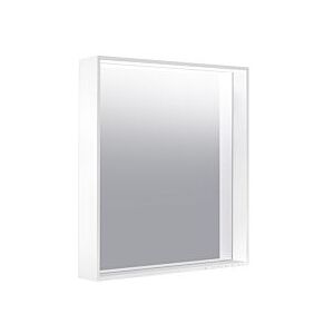 Keuco X-Line Lichtspiegel 33298302000, Weiß, 650x700x105mm, LED-Beleuchtung und Spiegelheizung Image
