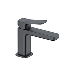 KLUDI-X3 Waschtischarmatur 422663981 mit Push-Open Ablaufgarnitur, schwarz matt Image