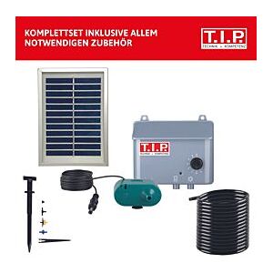 T.I.P. SBS 36 Solar Bewässerungssystem 30338, Automatisch, 36 l/h,  3 m Förderhöhe, Komplettset, inkl. 10 m Schlauch Image