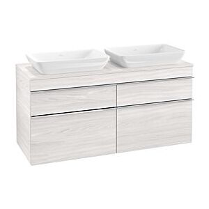 Villeroy und Boch Venticello Waschtisch-Unterschrank A94401E8 125,7 x 60,6 x 50,2 cm, Griff Chrom, White Wood Image