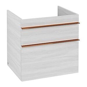 Villeroy und Boch Venticello Waschtisch-Unterschrank A92405E8 60,3 x 59 x 50,2 cm, Griff Copper, White Wood Image