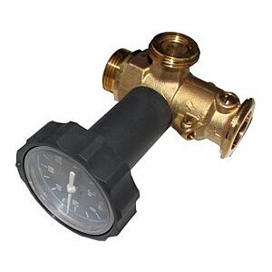 Wolf Absperrkugelhahn lang 2485033 mit Sperrventil Image