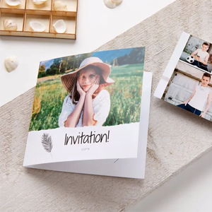 smartphoto Falt-Grusskarte quadratisch zur Hochzeit Image