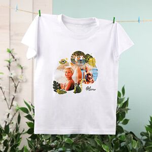 smartphoto Kinder T-Shirt Weiss Rückseite 3 bis 4 Jahre zu Weihnachten Image