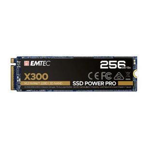 Emtec X300 SSD (ECSSD256GX300) - M.2 2280 NVMe PCIe Gen 3.0 x4 - 256GB Image