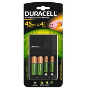 Duracell Akku Ladegerät CEF14 - inkl.2xAA + 2xAAA Batterien Image