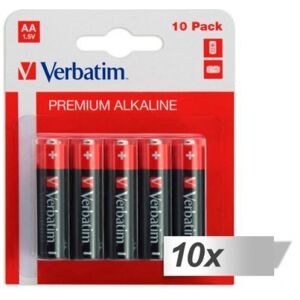Verbatim Alkaline Batterie Mignon AA LR 06 - 10x10er Pack Image