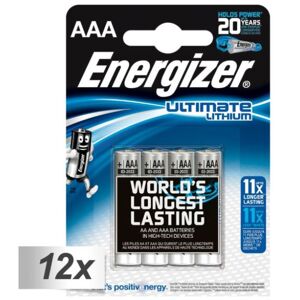 Energizer Ultimate Lithium Micro AAA LR 03 1,5V - 12x4er Image