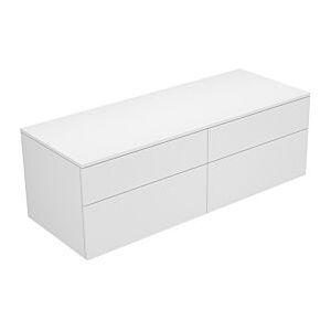 Keuco Edition 400 Sideboard 31767700000  140x47,2x53,5cm, 4 Auszüge, weiß/anthrazit
