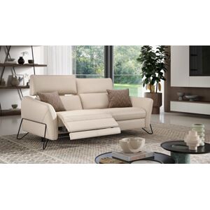 sofanella Designer Sofa LINARES Italienische Design Couch 194x100x103cm Beige Image