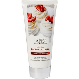 Apis Natural Cosmetics Creamy Strawberry feuchtigkeitsspendendes Körperbalsam 200 ml Image