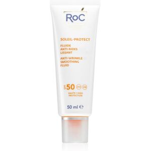 RoC Soleil Protect Anti Wrinkle Smoothing Fluid leichtes, schützendes Fluid gegen Hautalterung SPF 50 50 ml Image