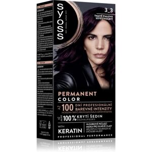 Syoss Permanent Color Permanent-Haarfarbe Farbton 3_3 Dark Violet 1 St. Image
