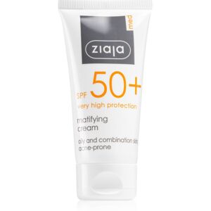Ziaja Med Protecting UVA + UVB mattierende Sonnencreme für das Gesicht SPF 50+ 50 ml Image