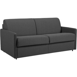 Vente-unique Schlafsofa 3-Sitzer - Liegefläche: 140 cm - Matratzenhöhe: 18 cm - Stoff - Grau - CALIFE Image