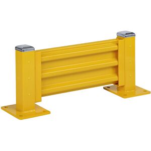 kaiserkraft Rammschutzwand, Höhe 480 mm, 1 Wandelement, Länge 762 mm, Grundelement inkl. 2 Pfosten Image