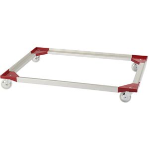 kaiserkraft Aluminium-Fahrgestell, 1210 x 810 mm, Polypropylenräder, ab 5 Stk Image