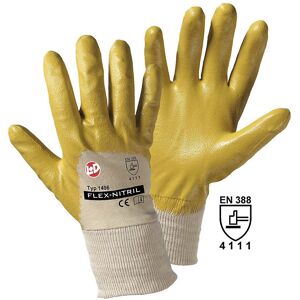 Handschuhe FLEX-NITRIL, gelb / natur, VE 12 Paar, Größe 8 (M) Leipold+Döhle Image
