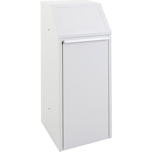 kaiserkraft Wertstoffsammler Stahlblech, Volumen 70 l, BxHxT 408 x 1007 x 405 mm, grau Image