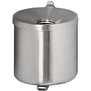 kaiserkraft Wandascher, flammverlöschend, 2,25 l, Edelstahl, Höhe 145 mm Image