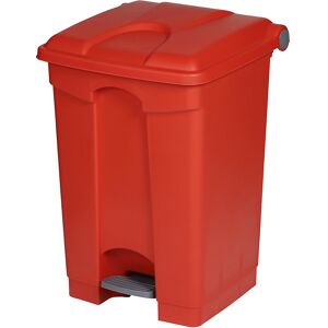 Treteimer, Volumen 45 l, BxHxT 410 x 600 x 400 mm, rot Probbax Image