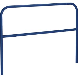 kaiserkraft Schutzbügel, Stahlblech, Ø 42 mm, zum Einbetonieren in Gefahrenzonen, Breite 1500 mm, kobaltblau Image