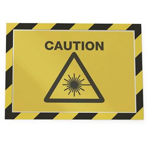 DURAFRAME® Info-Rahmen MAGNETIC SECURITY, für DIN A4, magnetisch, VE 10 Stk, Rahmen gelb / schwarz DURABLE Image